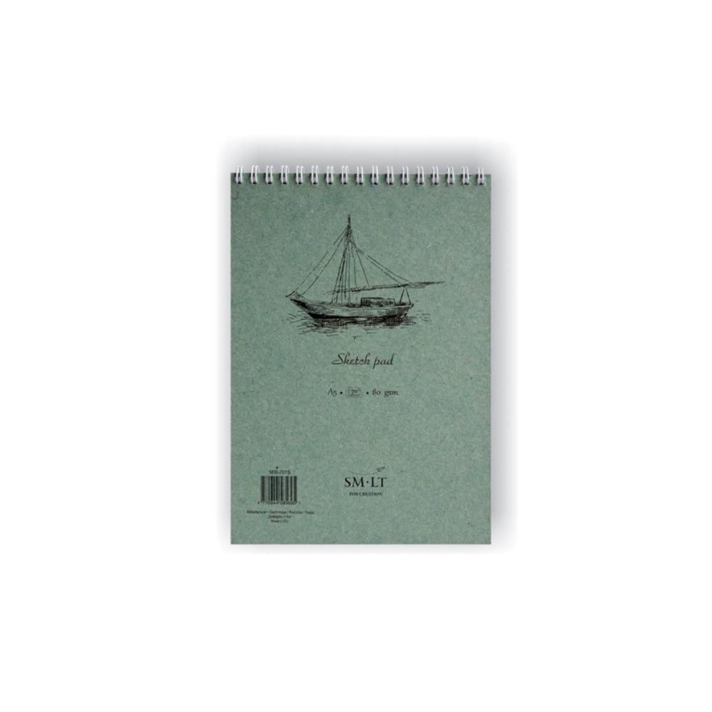 SM-LT Spiral Sketch Pad Authentic White